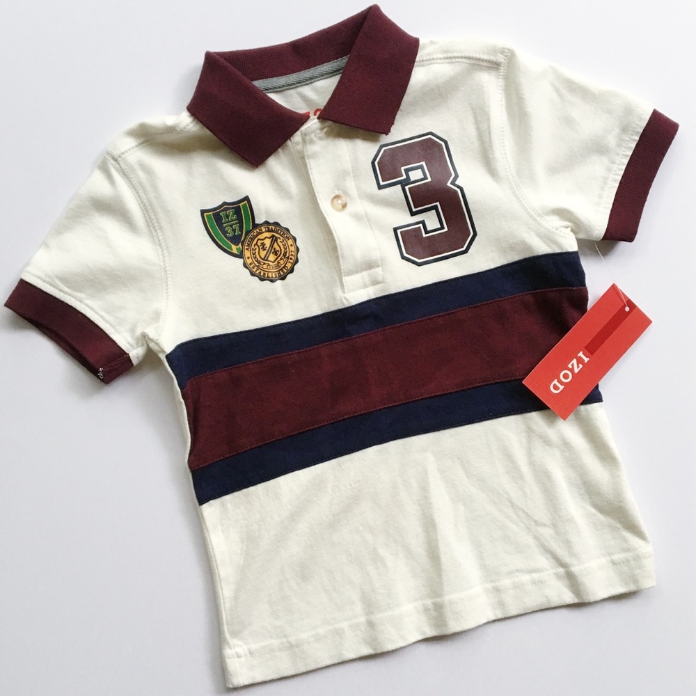 *NWT* Boys IZOD Rugby Shirt (3T)